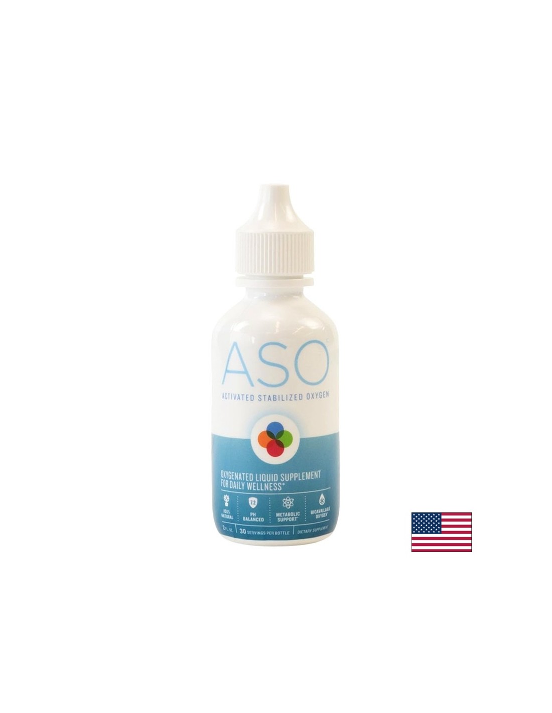 Клетъчно здраве - Активиран стабилизиран кислород ASO®, 60 ml капки - Feel You
