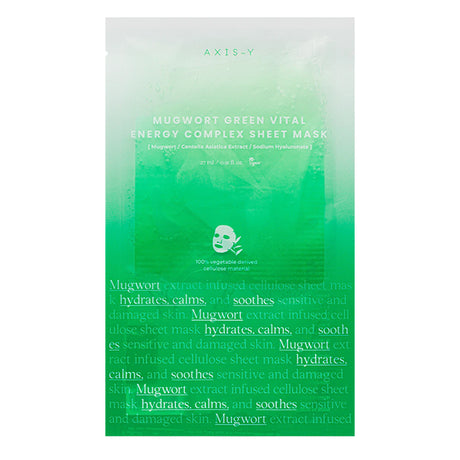 AXIS-Y Mugwort Green Vital Energy Complex Sheet Mask 27 ml - Feel You