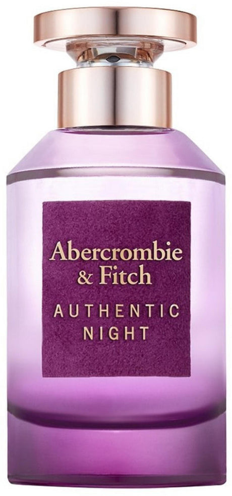 Abercrombie & Fitch, Authentic Night, Eau De Parfum, For Women, 100 ml - Feel You