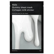 Abib - Collagen Milk Sticker Gummy Sheet Mask - Plátýnková maska - 27ml - Feel You