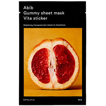 Abib - Vita Sticker Gummy Sheet Mask - Rozjasňující plátýnková maska - 27ml - Feel You