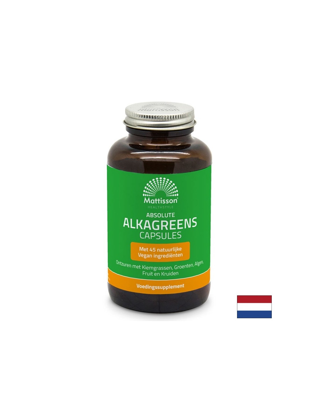 Алкален баланс - АлкаГрийнс - Absolute AlkaGreens, 180 капсули Mattisson Healthstyle - Feel You
