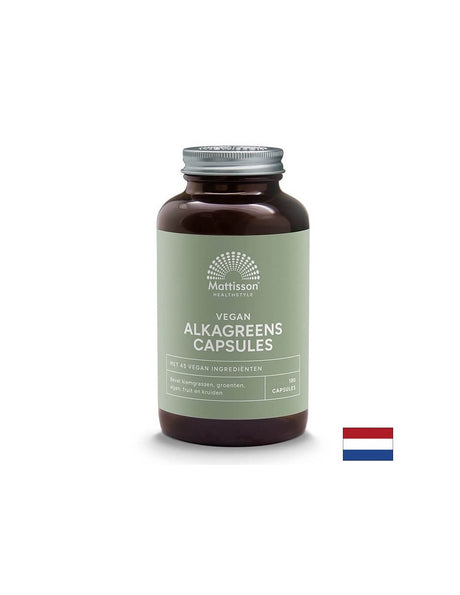 Алкален баланс - АлкаГрийнс - Absolute AlkaGreens, 180 капсули Mattisson Healthstyle - Feel You