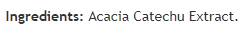 Acacia Catechu Extract 250 mg - 60 капсули - Feel You
