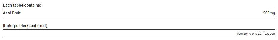 Acai Berry 500 mg - 120 Таблетки - Feel You