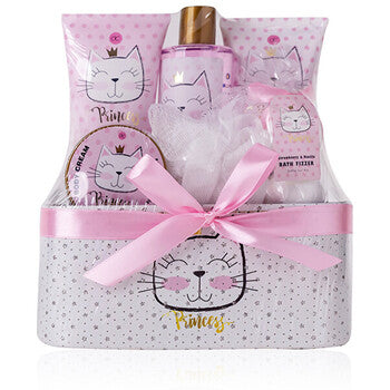Accentra - Princess Kitty Gift Box - Dárková sada v třpytivém košíku - Feel You