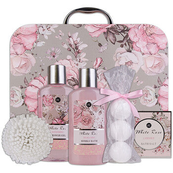 Accentra - White Rose Boda Care Gift Box - Dárková sada v papírovém kufříku - Feel You