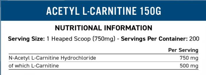 Acetyl L-Carnitine Powder - 150 грама - Feel You