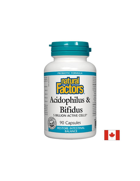 Acidophilus & Bifidus | 5 Billion Active Cells - 90 капсули - Feel You