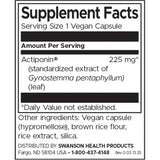 Actiponin AMPK Stimulator by Swanson Energy and Metabolic Support 225 mg per Capsule 60 Vegan Caps - Feel You