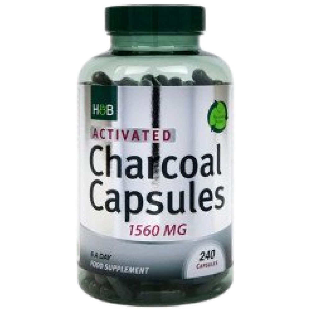 Activated Charcoal 260 mg - 240 капсули - Feel You