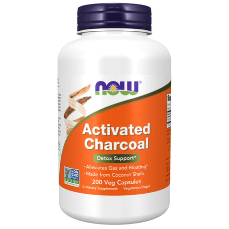Activated Charcoal 280 mg - 200 капсули - Feel You
