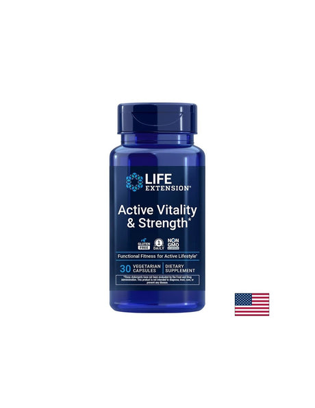 Active Vitality Strength (Strengthera™) – Мускулна сила и възстановяване при физическо натоварване, 30 капсули - Feel You