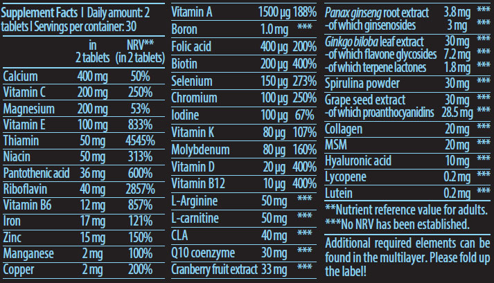 Active Woman / 60 tabs. - Feel You