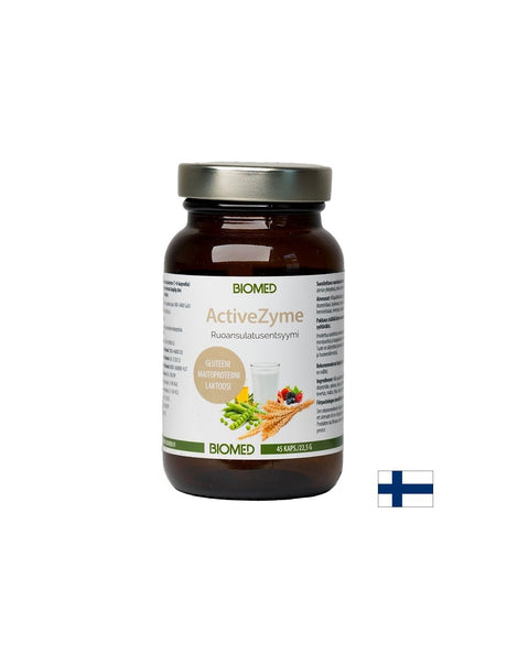 Храносмилателни ензими ActiveZyme - за стомашен комфорт, 45 капсули - Feel You