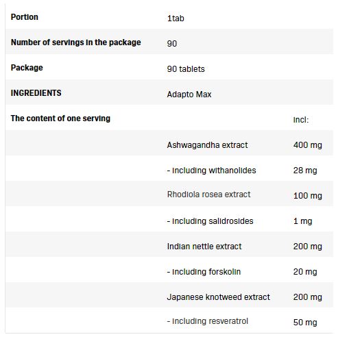 Adapto Max / 90 Tabs - Feel You