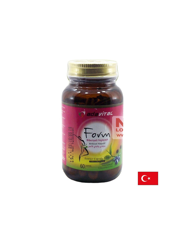 Билкова формула за детокс и отслабване - Adavital Form, 60 капсули - Feel You