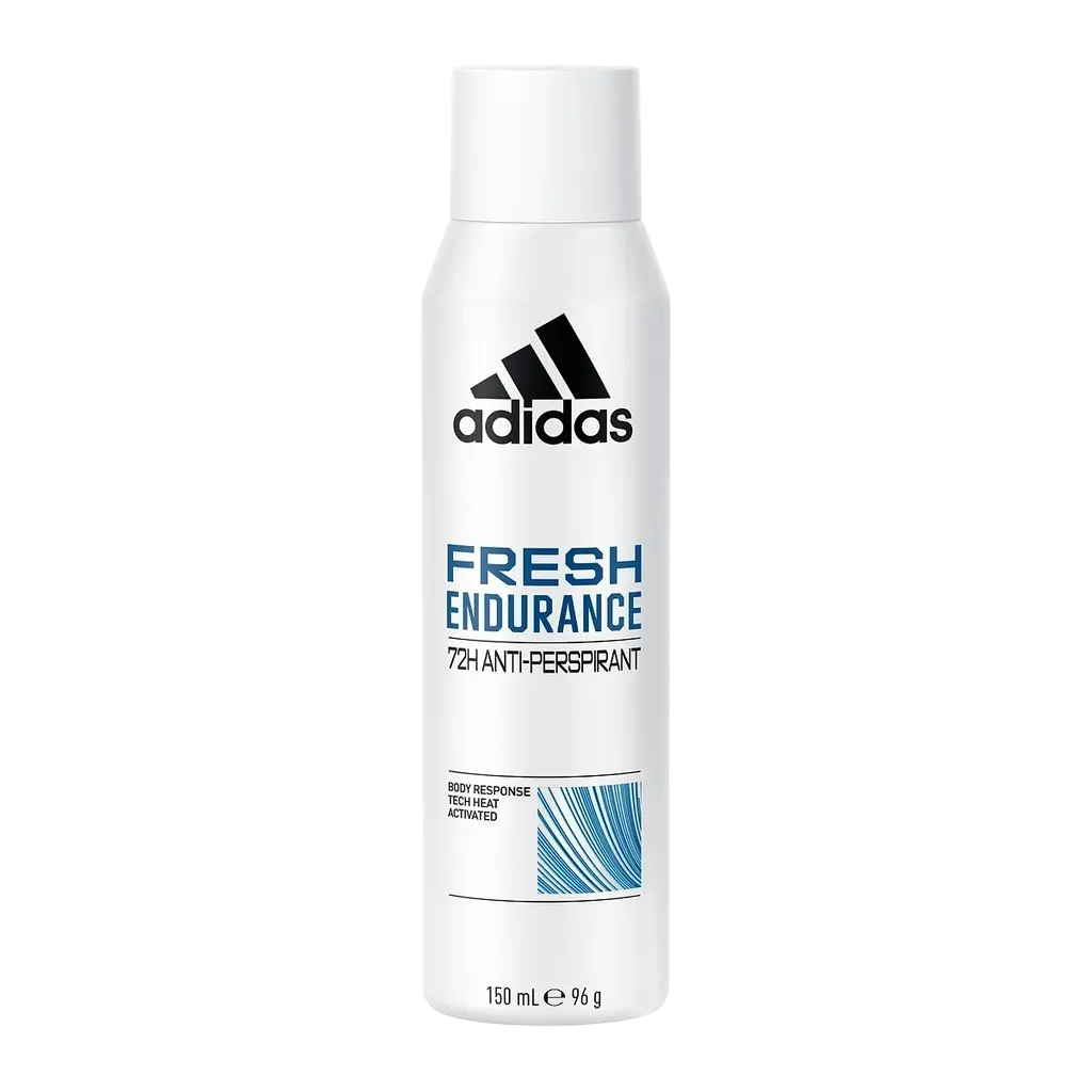 Adidas, Fresh Endurance, Vegan, Alcohol-Free, Gentle on skin, Fresh, aromatic with woody notes, Deodorant Spray, For Men, 150 ml - Feel You
