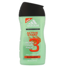 Adidas - Hair & Body Wash Active Start 3 in 1 - Shower gel and shampoo for men 3 in 1 - 250ml - Feel You