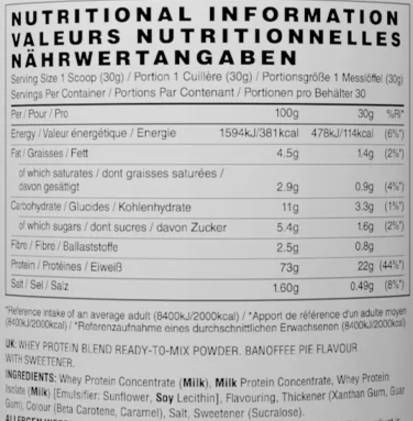 Advanced Whey Protein - 900 грама - Feel You