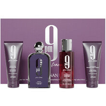 Afnan - 9PM Pour Femme Dárková sada EDP 100 ml, sprchový gel 100 ml, tělový závoj 150 ml a tělové mléko 100 ml - 100ml - Feel You