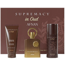 Afnan - Supremacy In Oud Gift Set EDP 100 ml, shower gel 150 ml and deospray 150 ml - 100ml - Feel You