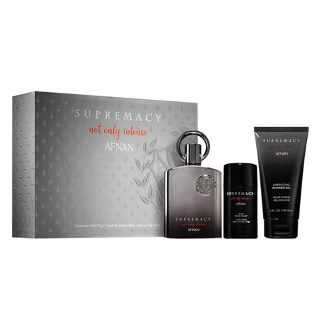 Afnan Supremacy Not Only Intense Eau De Parfum 100ml Spray Gel De Baño 100ml Desodorante Stick 75ml - Feel You