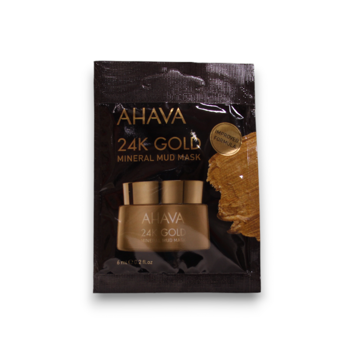 Ahava, Single Use 24K Gold Mineral, Hydrating, Mud Mask, For Face, 6 ml - Feel You