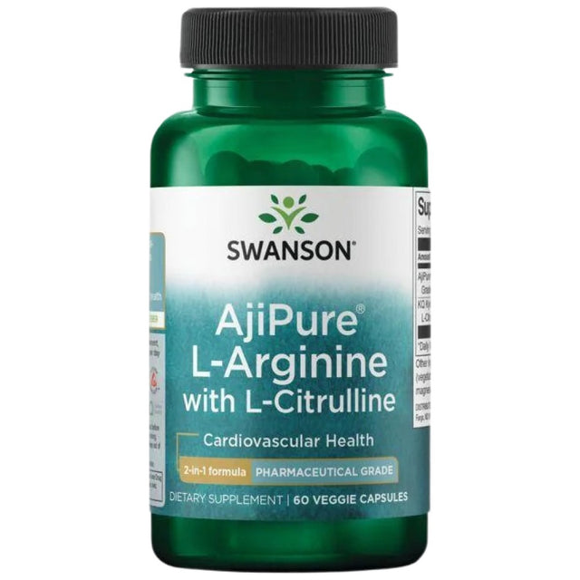 AjiPure L-Arginine With L-Citrulline 60 капсули - Feel You