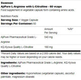 AjiPure L-Arginine With L-Citrulline 60 капсули - Feel You