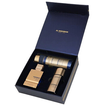 Al Haramain - Amber Oud Bleu Edition Dárková sada EDP 75 ml, EDP 30 ml a deospray 200 ml - 75ml - Feel You