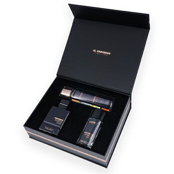 Al Haramain - Amber Oud Private Edition Gift Set EDP 75 ml, EDP 30 ml and Body Veil 250 ml - 75ml - Feel You