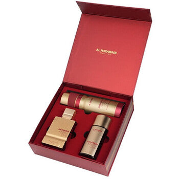 Al Haramain - Amber Oud Ruby Edition Dárková sada EDP 75 ml, EDP 30 ml a deospray 200 ml - 75ml - Feel You