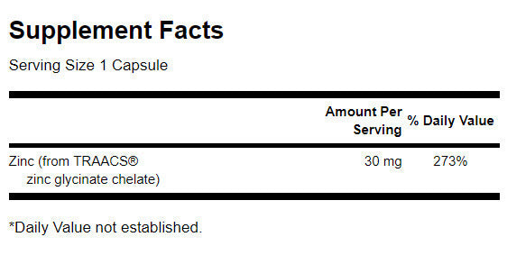 Albion Chelated Zinc 30mg. / 90 Caps - 0 - Feel You