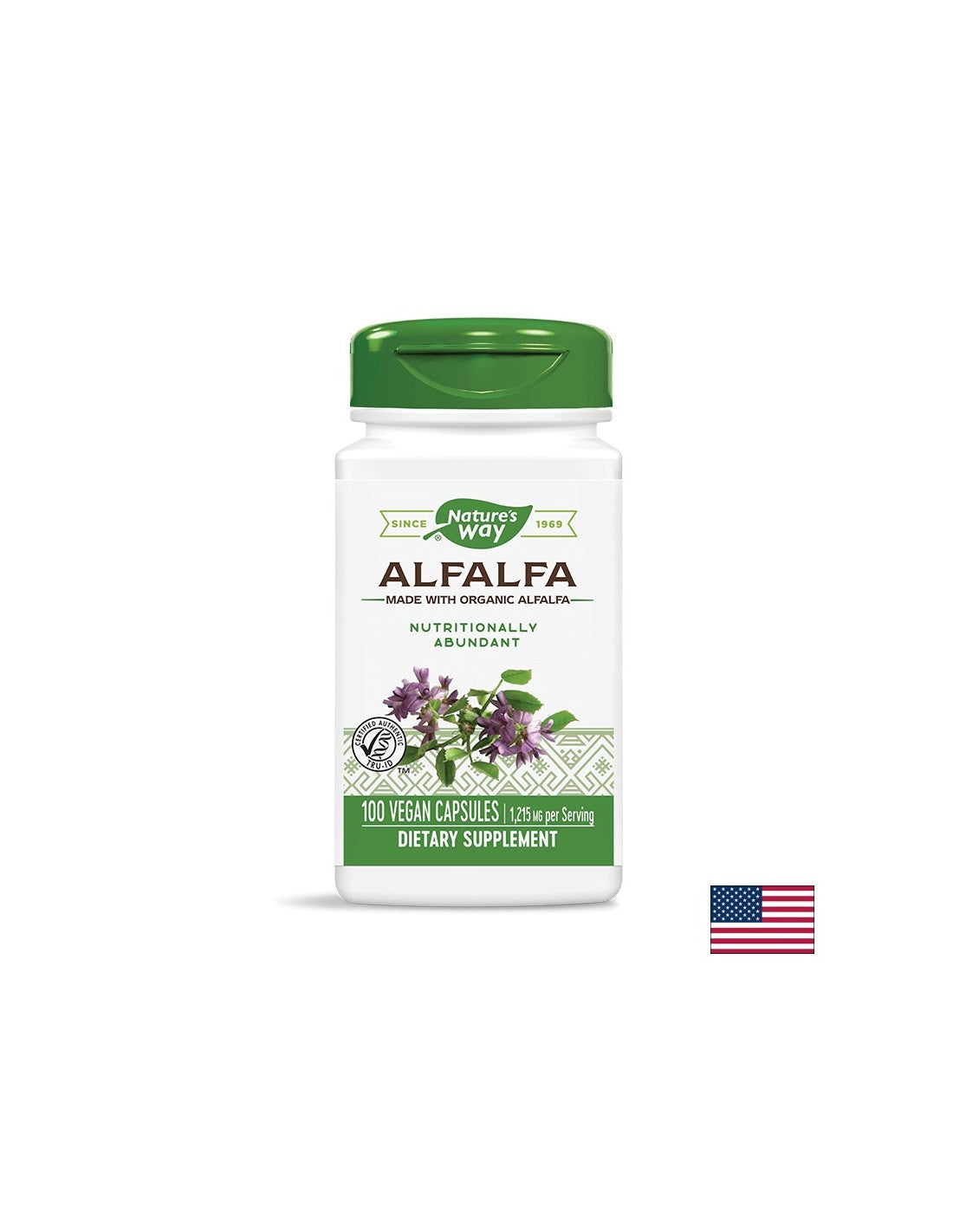 Alfalfa (leaves) 405 mg - 100 капсули - Feel You