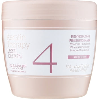 Alfaparf Milano - Keratin Therapy Lisse Design Rehydrating Mask - Moisturizing hair mask - 200ml - Feel You