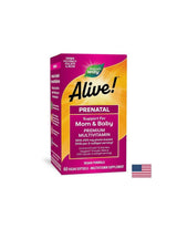 Alive! - Алайв Премиум мултивитамини за бременни с растителна DHA, 60 софтгел капсули Nature’s Way - Feel You