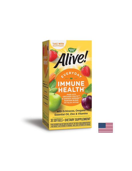 Alive! / Алайв! Immune Health x 30 софтгел капсули Nature’s Way - Feel You