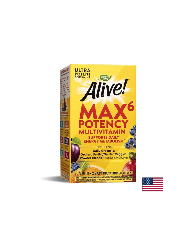 Alive! Max6 Daily Multi - 90 капсули - Feel You