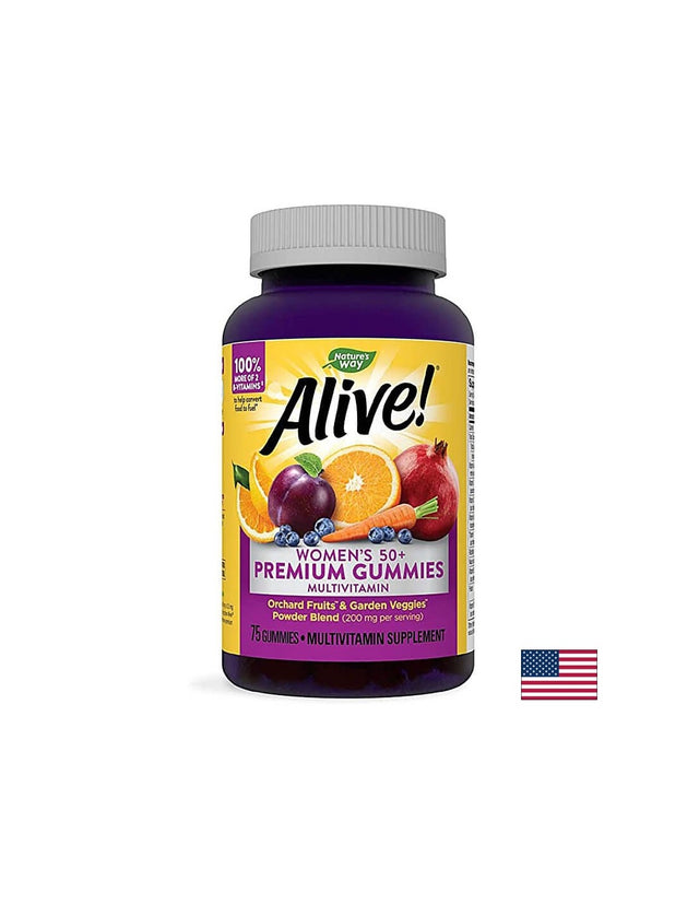 Alive! Women`s 50+ Gummy Vitamins - 75 желирани бонбони - Feel You