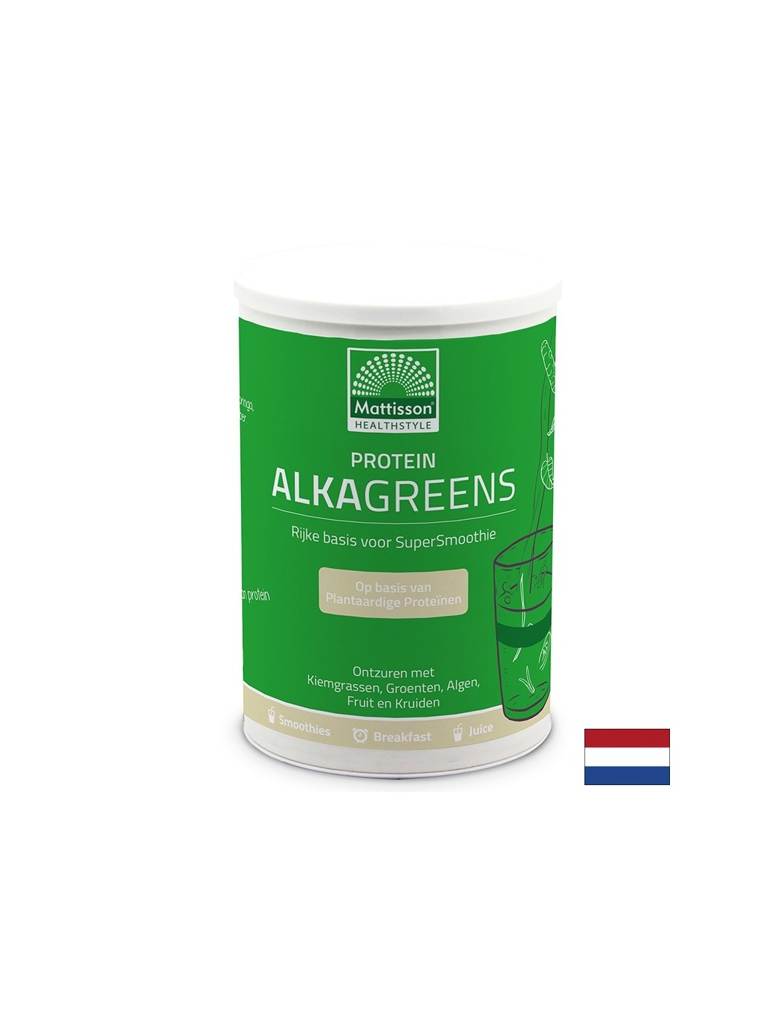 Протеин AlkaGreens 300 g прах - Feel You