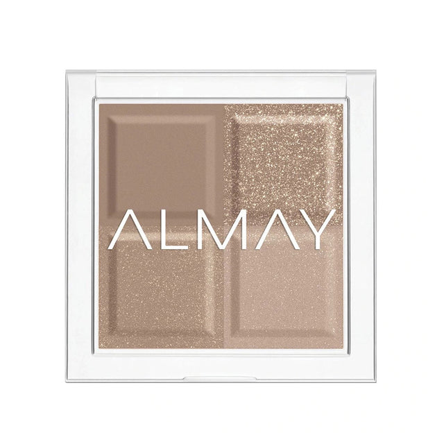 Almay, Shadow Quad, Eyeshadow Palette, 130, Oyster, 4 Shades, 3.5 g - Feel You
