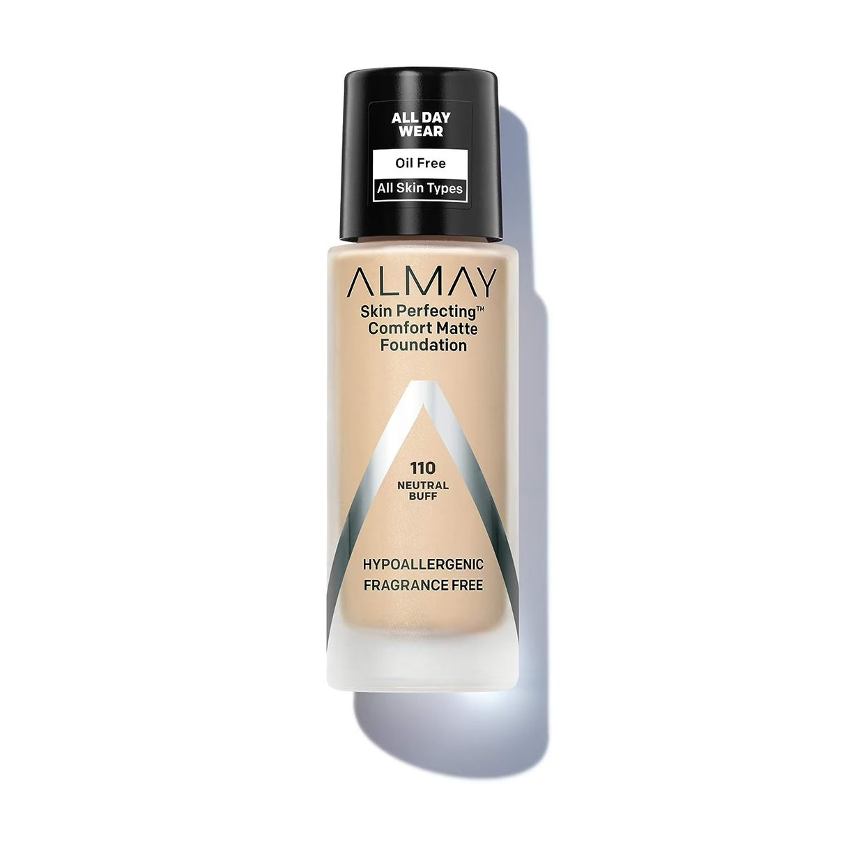 Almay, Skin Perfecting Comfort, Matte, Liquid Foundation, 110, Neutral Buff, SPF 15, 30 ml - Feel You