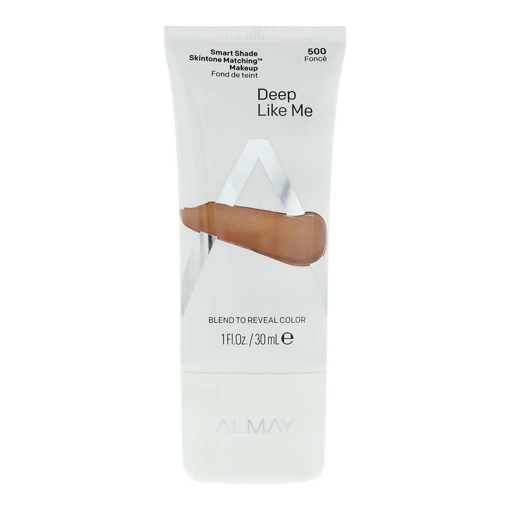 Almay, Smart Shade, Tone-matching, Liquid Foundation, 500, Deep Like Me, 20 SPF, 30 ml - Feel You