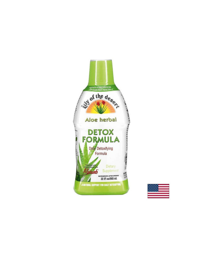 Алое детоксикираща формула - Aloe Herbal Detox Formula, 960 ml - Feel You