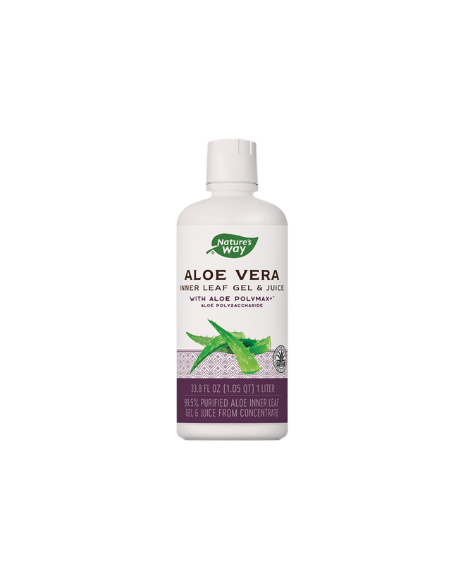 Aloe Vera Inner Leaf Gel & Juice 99.5% / Алое Вера Гел и сок x 1L Nature’s Way - Feel You