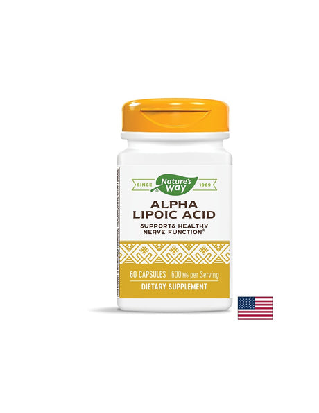 Alpha Lipoic Acid/ Алфа Липоева Киселина 200 mg x 60 капсули Nature’s Way - Feel You