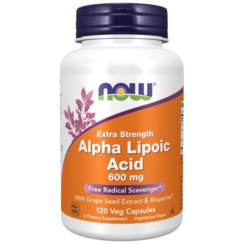 Alpha Lipoic Acid 600 mg / Extra Strength - 120 капсули - Feel You