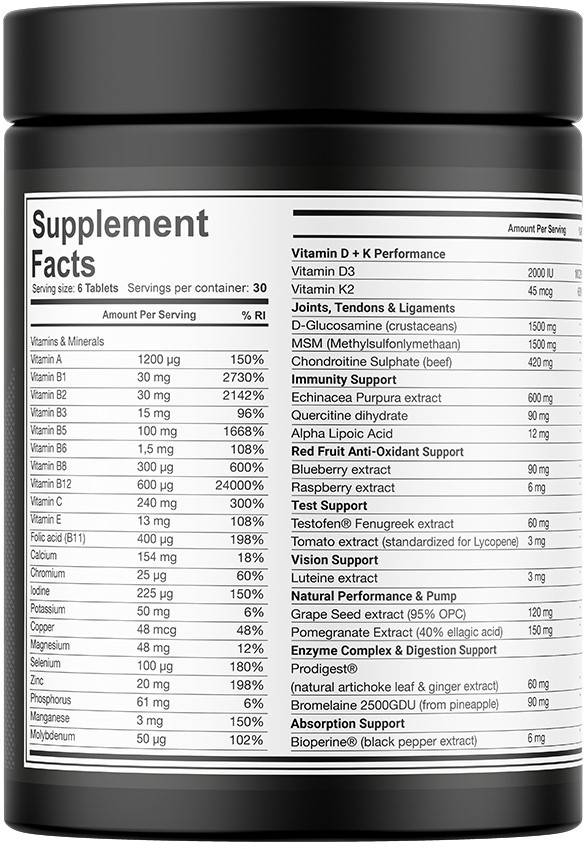 Alpha Triad | Ultimate Daily Performance - 180 Таблетки - Feel You