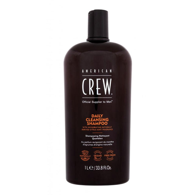 American Crew, Daily Cleansing, Hair Shampoo, For Revitalisation, 1000 ml - Feel You